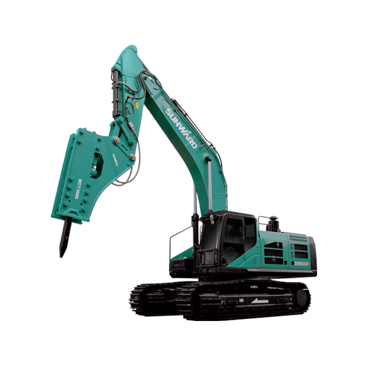 SWE600FB with long arm pulling stumps farm use Large Excavator from